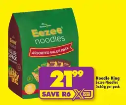 Shoprite EEZEE NOODLES offer