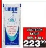 Advance Cash n Carry LINCTAGON SYRUP 10ML X 48's offer