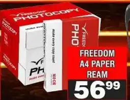 Advance Cash n Carry FREEDOM A4 PAPER REAM offer