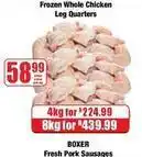 Boxer Boxer - frozen whole chicken leg quarters offer