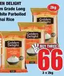 Boxer Golden delight - long grain white parboiled thai rice offer