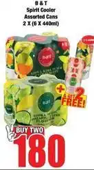 Boxer Spirit cooler assorted cans offer