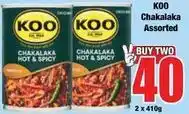 Boxer Koo - chakalaka hot & spicy offer