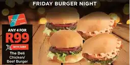 Checkers The Deli Chicken/ Beef Burger offer