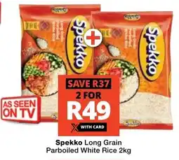 Checkers Spekko Long Grain Parboiled White Rice offer
