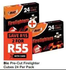 Checkers Bic Pre-Cut Firelighter Cubes offer