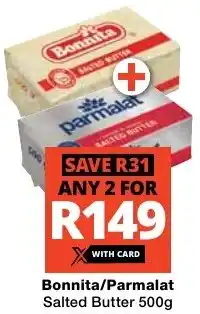 Checkers Bonnita/ Parmalat Salted Butter offer