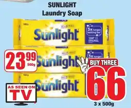 Boxer Sunlight Laundry Soap offer