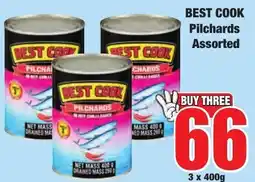 Boxer Best Cook Pilchards Assorted offer