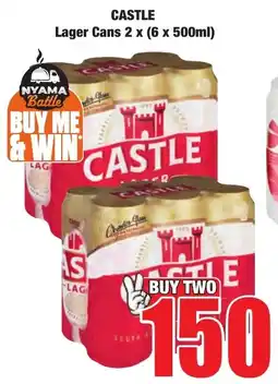 Boxer Castle Lager Cans offer