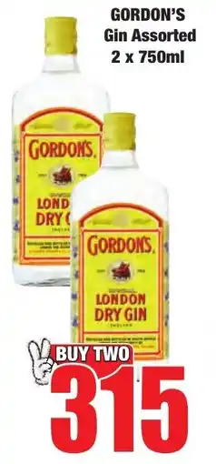 Boxer Gordon's Gin Assorted offer