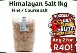 Foodeez Himalayan Salt Fine/ Course Salt offer