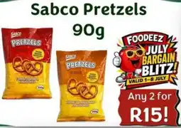 Foodeez Sabco Pretzels offer