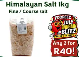 Foodeez Himalayan Salt Fine/ Course Salt offer