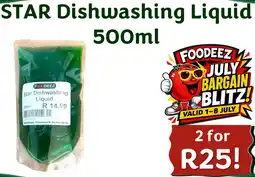 Foodeez Star Dishwashing Liquid offer