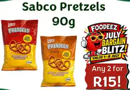 Foodeez Sabco Pretzels offer