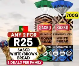 Take 'n Pay Sasko white/ brown bread offer