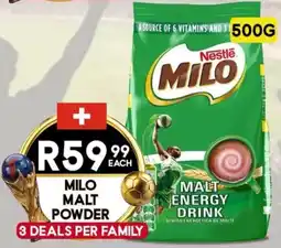 Take 'n Pay Nestle milo malt powder offer