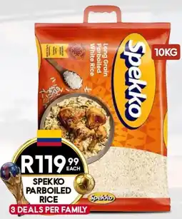 Take 'n Pay Spekko Parboiled White Rice offer