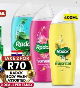 Take 'n Pay Radox body wash assorted offer