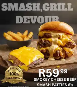 Take 'n Pay Smokey cheese beef smash patties offer