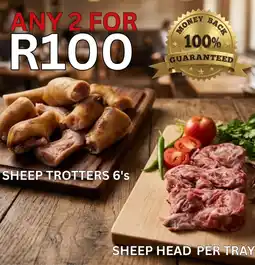 Take 'n Pay Sheep trotters/ Sheep head offer
