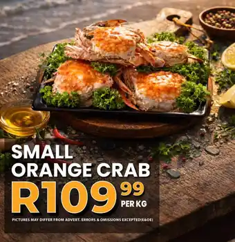 Take 'n Pay Small orange crab offer
