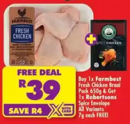 Shoprite Farmbest Fresh Chicken Braai Pack offer