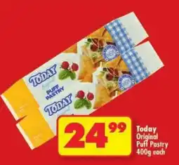 Shoprite Today Original Puff Pastry offer