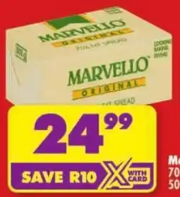 Shoprite Marvello 70% Fat Spread offer