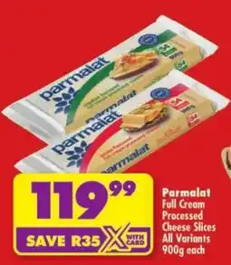 Shoprite Parmalat Full Cream Processed Cheese Slices All Variants offer