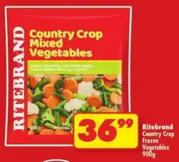 Shoprite Ritebrand Country Crop Frozen Vegetables offer
