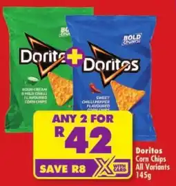 Shoprite Doritos Corn Chips All Variants offer
