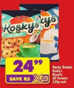 Shoprite Tasty Treats Roskys Biscuits All Variants offer