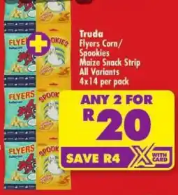 Shoprite Truda Flyers Corn/ Spookies Maize Snack Strip All Variants offer