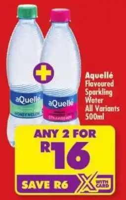 Shoprite Aquellé Flavoured Sparkling Water All Variants offer