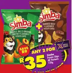 Shoprite Simba Potato Chips All Variants offer