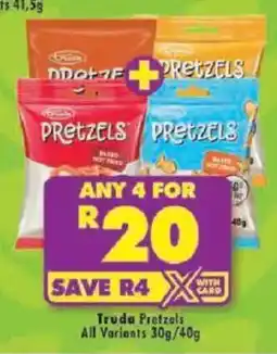 Shoprite Truda Pretzels All Variants offer