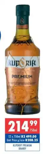 Ultra Liquors Klipdrift premium brandy offer