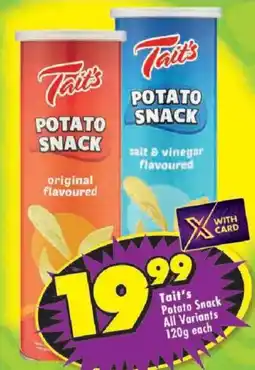 Shoprite Tait's Potato Snack All Variants offer