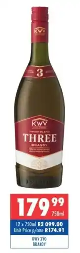 Ultra Liquors Kwv 3yo brandy offer