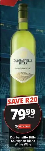 Checkers Liquor Shop Durbanville Hills Sauvignon Blanc White Wine offer