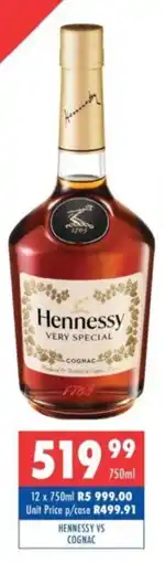 Ultra Liquors Hennessy vs cognac offer