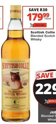Checkers Liquor Shop Scottish Collie Blended Scotch Whisky offer