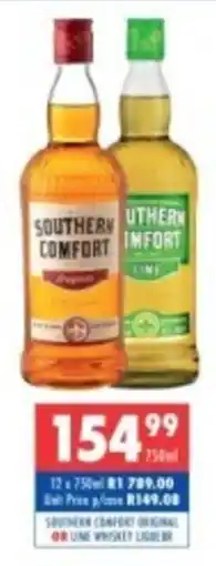 Ultra Liquors Southern comfort offer