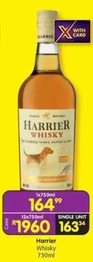 Shoprite Liquor Harrier Whisky offer