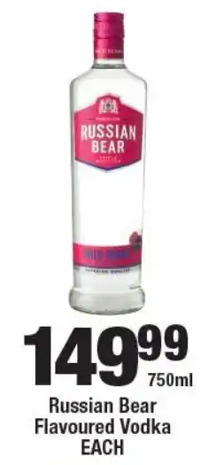 OK Liquor Russian Bear Flavoured Vodka offer