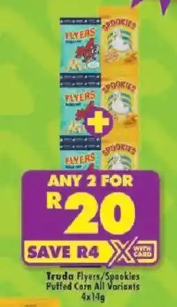 Shoprite Truda Flyers/ Spookies Puffed Corn All Variants offer