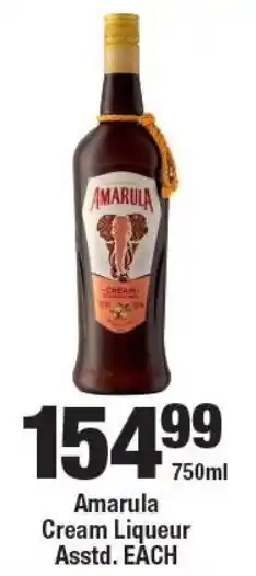 OK Liquor Amarula Cream Liqueur offer