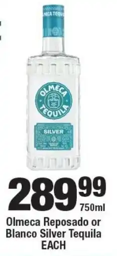 OK Liquor Olmeca Reposado or Blanco Silver Tequila offer